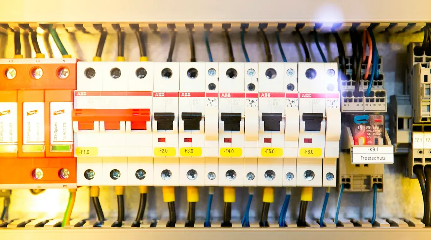 Electrical Repair near me - Professional electrical troubleshooting on a residential breaker panel